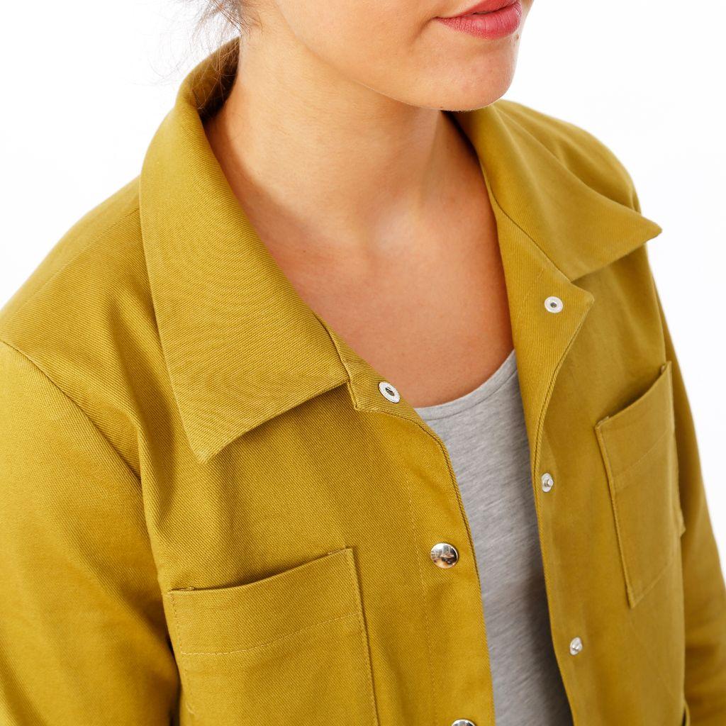 Papierschnittmuster kurze Jacke Frau Dita XS-XXL